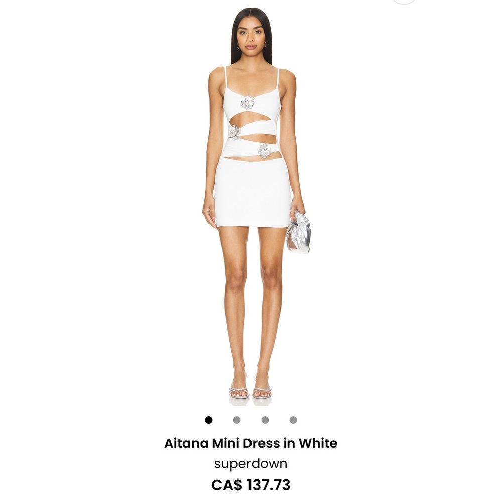 superdown Aitana Cutout Mini Dress in White
